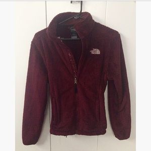 Maroon North Face Jacket